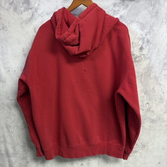 Vintage Thor Racing Hoodie Sweatshirt Mens XL Red Full Zip Y2K Grunge - Picture 2 of 16